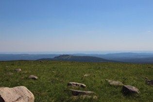 Blick vom Gipfel nach Süden zum Wurmberg