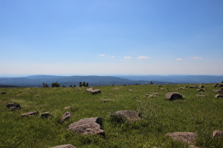 Blick vom Gipfel nach Westen über Torfhaus