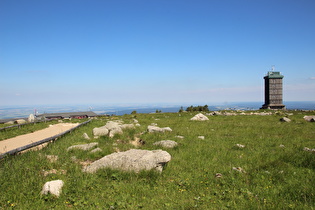 Blick vom Gipfel nach Osten