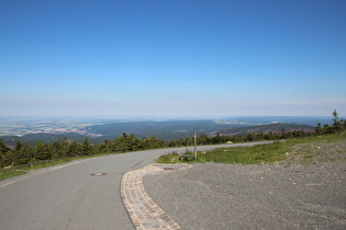 auf Höhe des Bahnhofs Brocken, Blick nach Südosten …