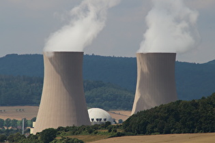 … und Zoom auf das Kernkraftwerk