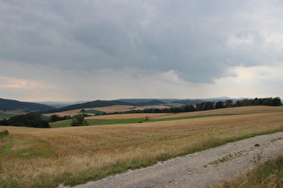 … Blick nach Südwesten, …