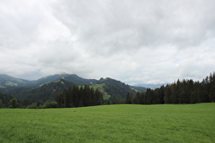 Blick nach Südwesten …