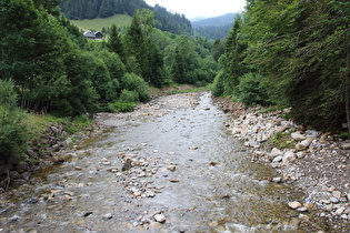 die Große Entle, Blick flussaufwärts …