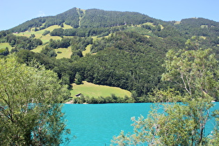 Blick vom Ostufer nach Westen auf den Sädel