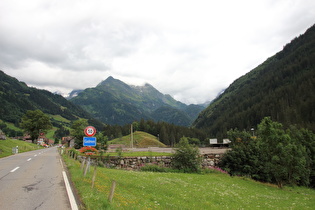 Etappenzielort Gadmen, Blick talaufwärts