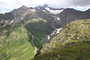 … und Blick talaufwärts zum Tschingelfirn und Meienreuss