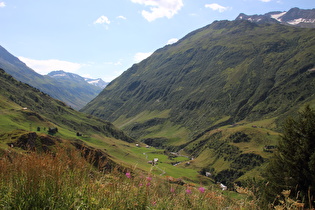 … und Blick ins Unteralptal mit der Unteralpreuss