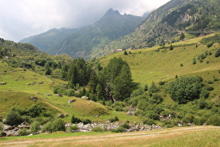 Wasserfall des Medelser Rheins über die Talstufe