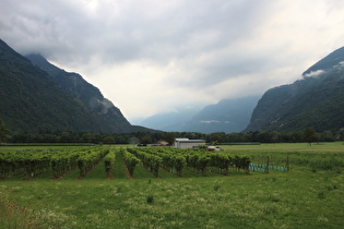 Blick talabwärts ins Valle di Blenio