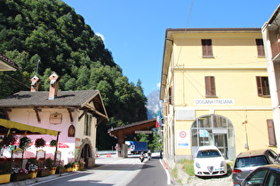 italienische Grenzkontrollstelle in Iselle