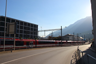 Bahnhof Brig, Meterspurgleise