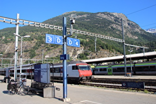 Bahnhof Brig, Normalspurgleise – das war 's schon wieder