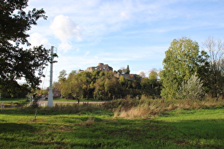 Weserfähre Polle und Burgruine Polle