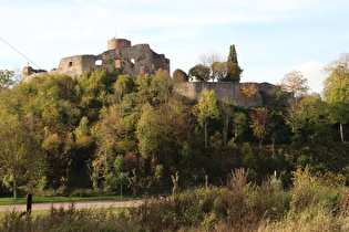 Zoom auf die Burgruine