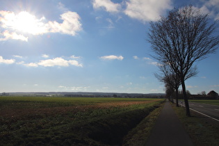 zwischen Stadtoldendorf und Deensen, Blick zum Solling …