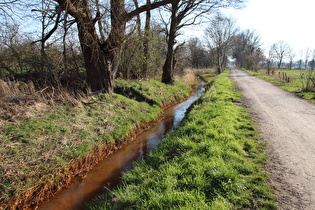 … und Blick flussaufwärts nach Süden
