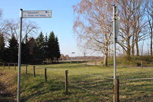 Hinweisschild an dieser Stelle