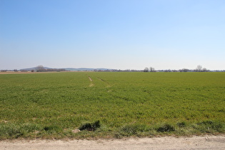 … Blick zum Gehrdener Berg, …