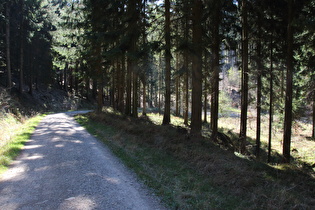 Blick berab auf die Kehre oberhalb der Wasserräder