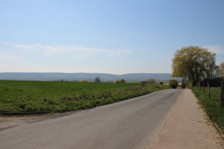 „Große Bergstraße“ über den Gehrdener Berg, Blick nach Westen …