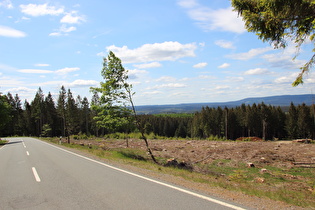 L504 oberhalb der S-Kurve, Blick nach Nordwesten