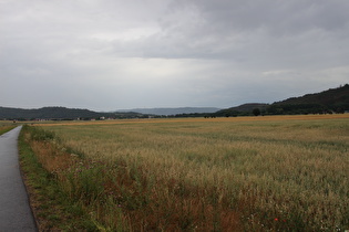 am Südrand von Rottleberode, Blick über das Thyratal zum Kyffhäuser …