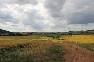 Abfahrt nach Badra, Blick auf Badra …