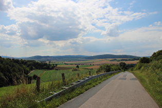 Hasselburg, Südhang, Blick nach Süden
