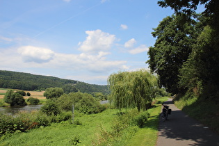 … und Blick flussabwärts