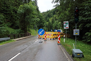 Staatsgrenze, Blick voraus nach Österreich …