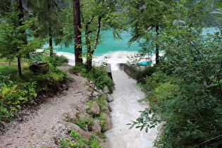 der Schwarzenaugraben, Blick zur Mündung