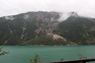 … und Blick auf den Schwemmkegel Breitgries