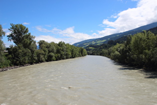 der Inn, Blick flussabwärts …