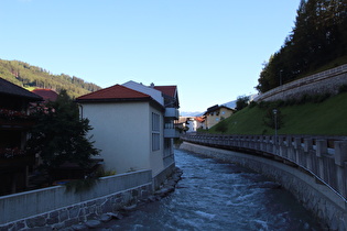 … und Blick flussaufwärts