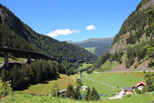 weiter oben, Blick talabwärts