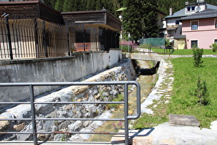 die Eisack, Blick flussaufwärts