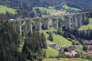 Zoom auf das Gossensaß-Viadukt