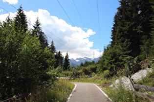 weiter unten, Blick in die Ötztaler Alpen …