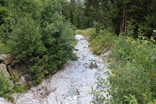 … und Blick flussabwärts