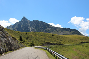 hinter der Kurve, Blick auf die Jaufenspitze