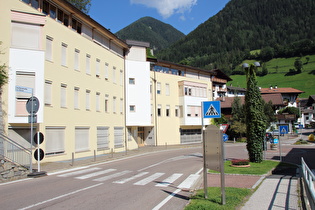 unteres Ende der Jaufenpassstraße in Sankt Leonhard in Passeier