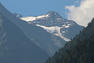 Zoom auf die Mittlere Pederspitze und den Laaser Ferner