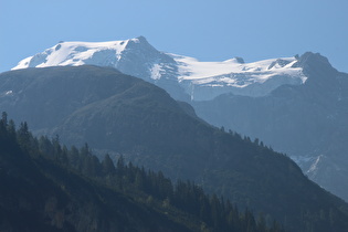 Zoom auf Ortler und Oberen Ortlerferner