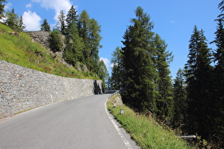 oberhalb der 42. Kehre, Blick bergauf