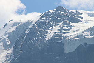 Zoom auf den Ortler-Vorgipfel und den Oberen Ortlerferner