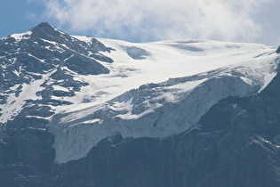 Zoom auf den Ortler-Vorgipfel und den westlichen Teil des Oberen Ortlerferners