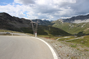 … und Blick über die Südwestrampe ins Valle de Braulio