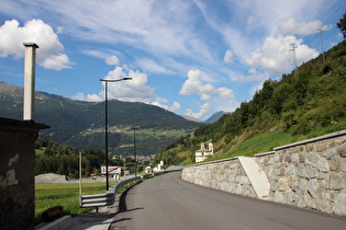 in Uzza, Blick auf Bormio