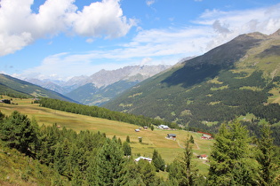 … und Blick über die Plaghera ins Valfurva